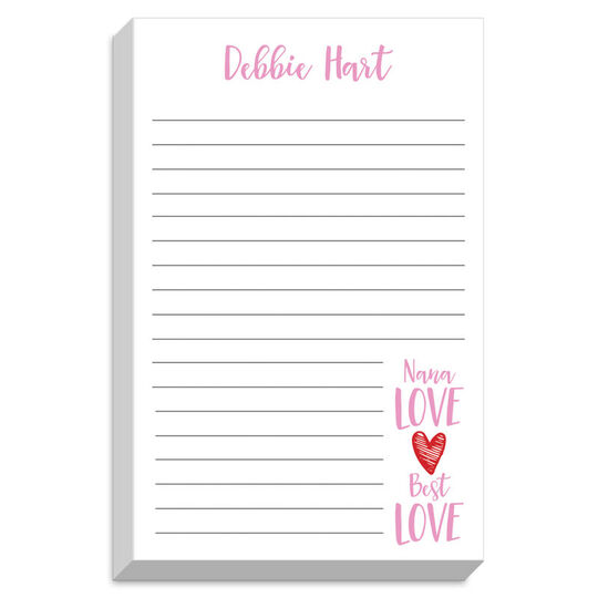 Nana Love Best Love Chunky Notepad